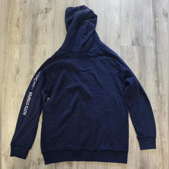 Woman's Size XL Von Dutch Navy Blue Sweatshirt Hoodie - Picture 5 of 6